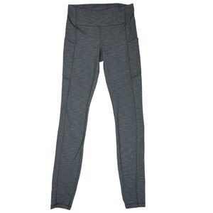 Lululemon Speed Up Tight *Full-On Luxtreme Brushed 28" Heathered Black Size 4‎